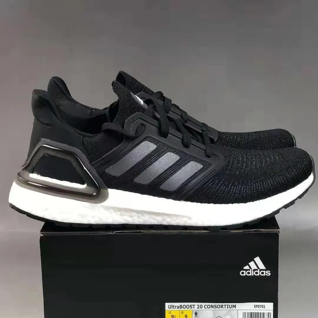 Adidas Ultra boost 20 , Black / white sole