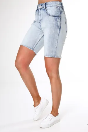 Aja Bermuda Shorts Denim