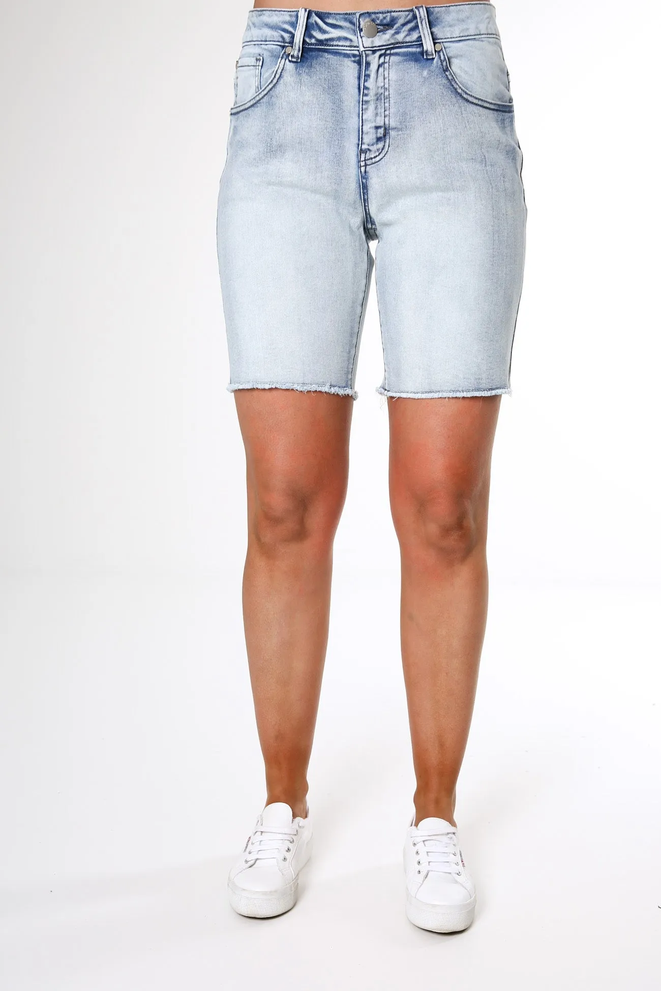 Aja Bermuda Shorts Denim