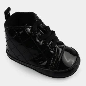 Baby Girls Shoes E129-BLACK