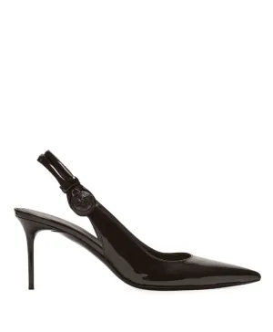 Balmain Alma 75mm patent-leather pumps