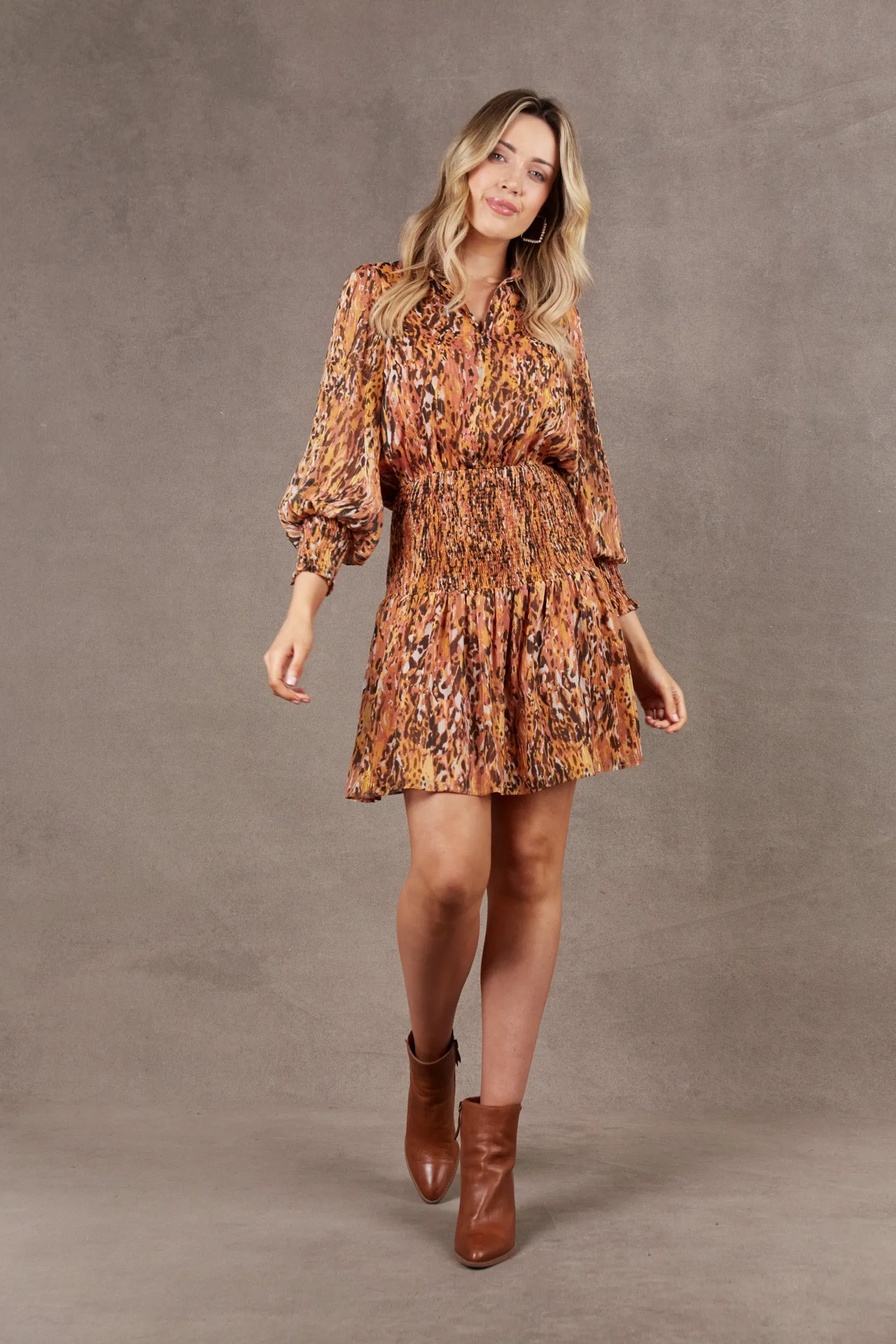 Bantu Dress - Ochre