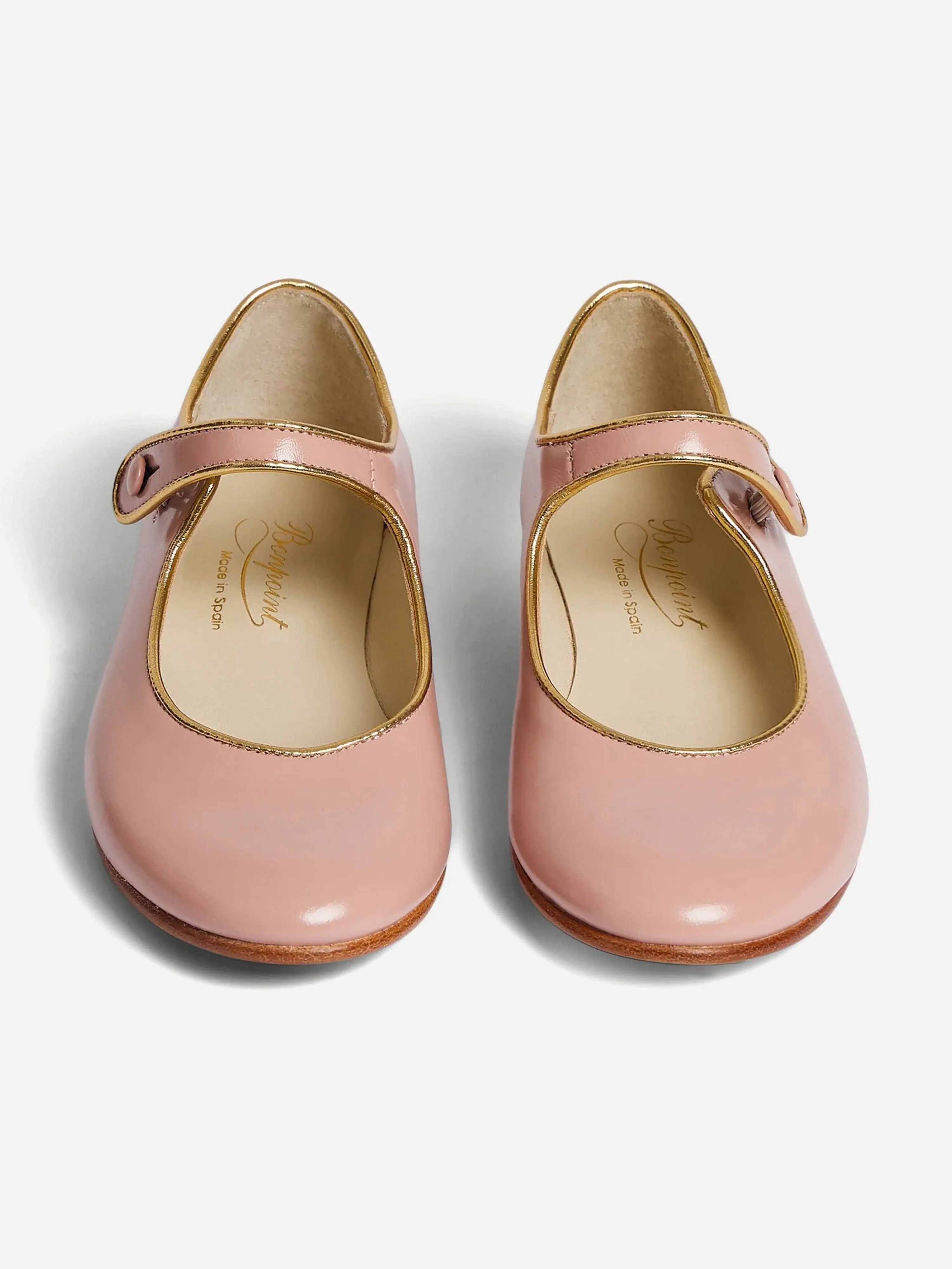 Bonpoint Girls Ella Mary Jane Shoes in Pink