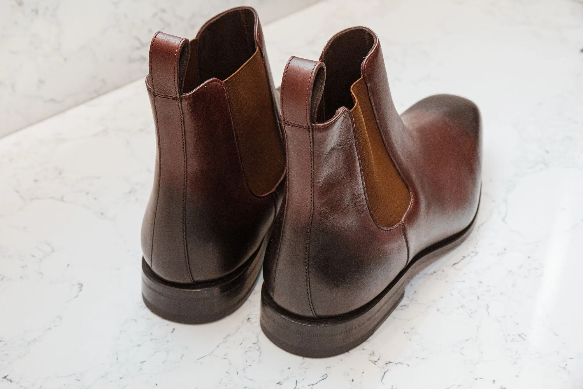 Burgundy Chelsea Boots