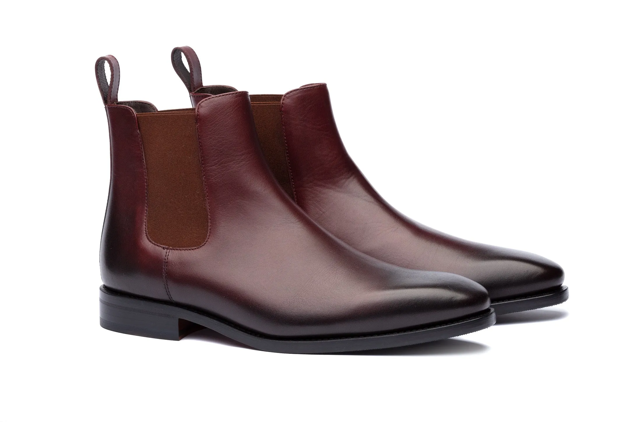 Burgundy Chelsea Boots