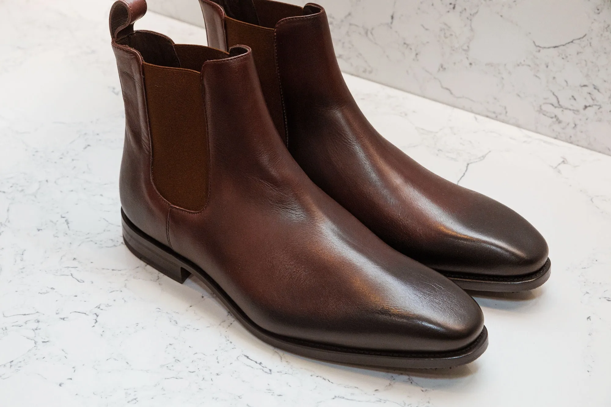 Burgundy Chelsea Boots