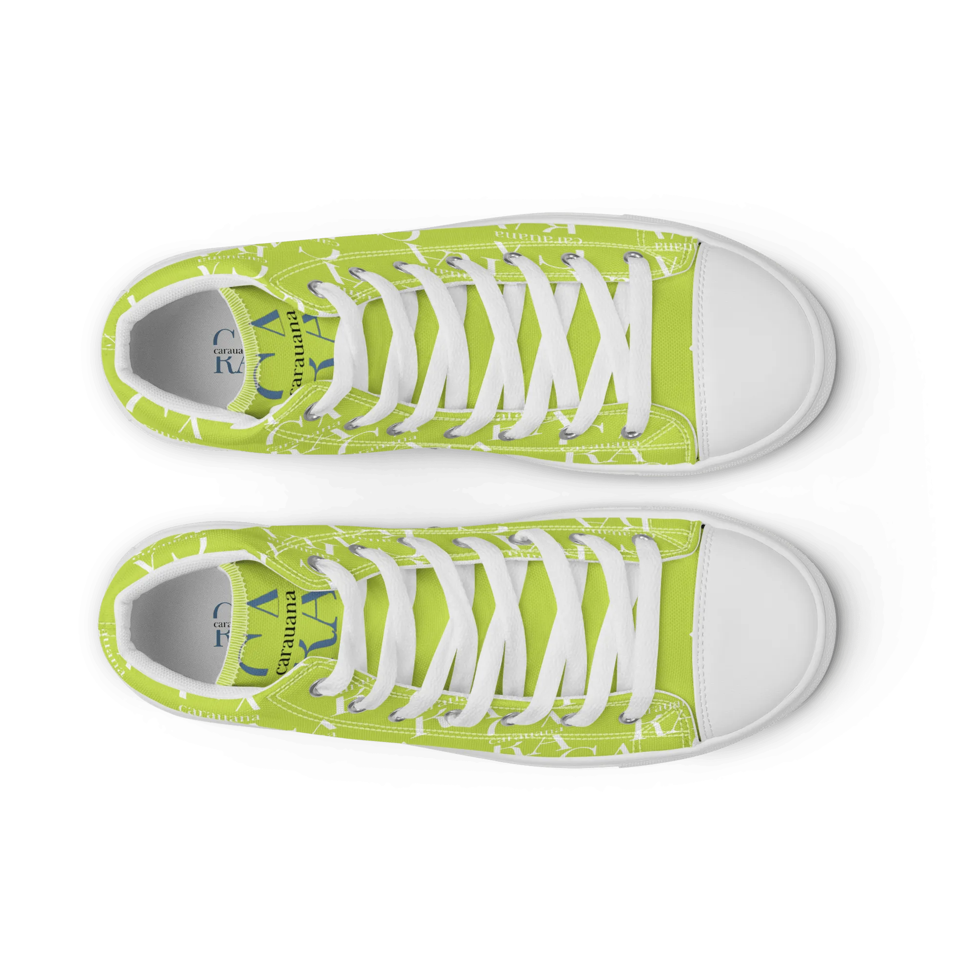 CARAUANA Hip Hop canvas shoes Lemon Branded