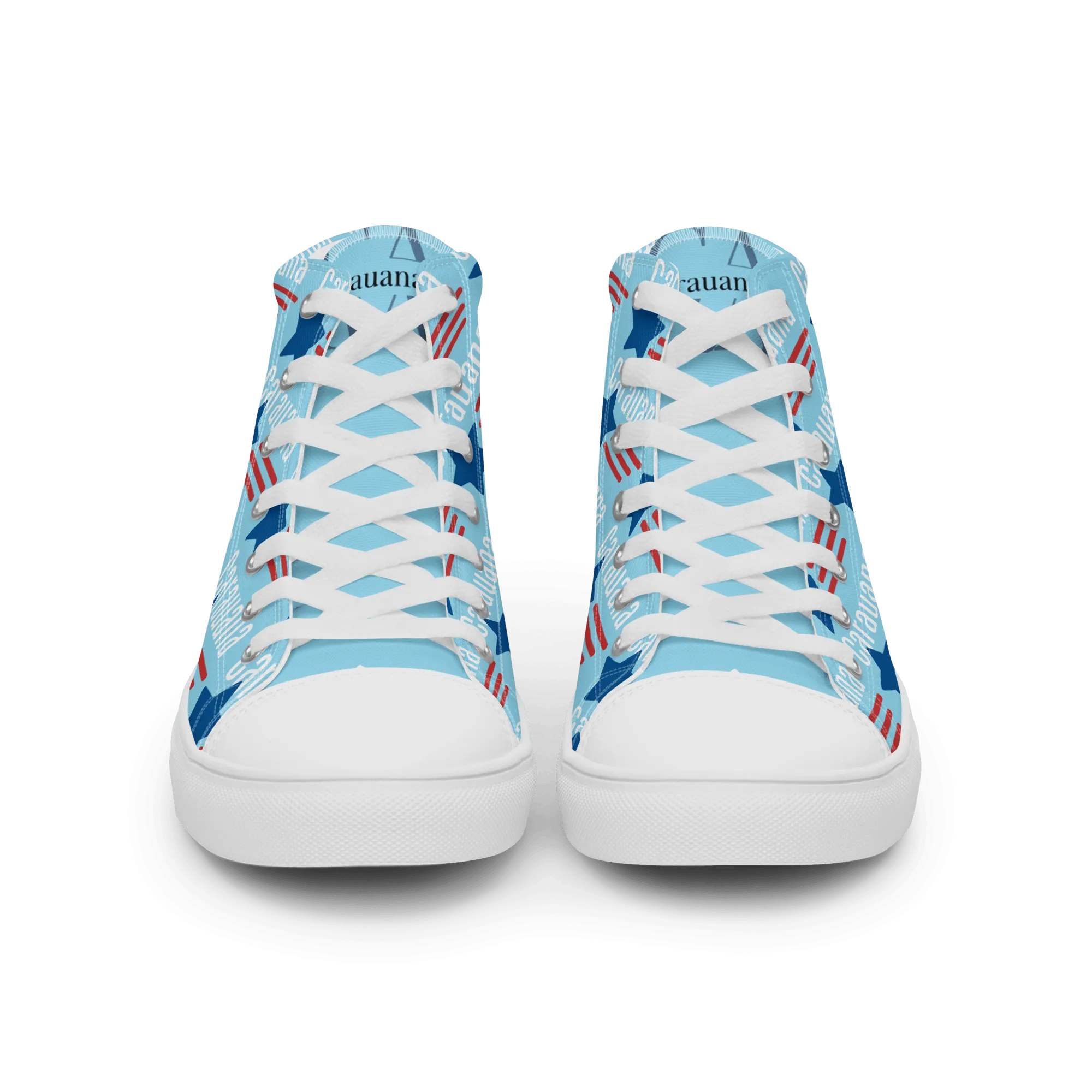 CARAUANA Hip Hop canvas shoes sky blue USA