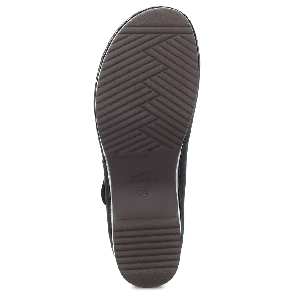 Dansko Beatrice Mary Jane Black Nubuck (Women's)