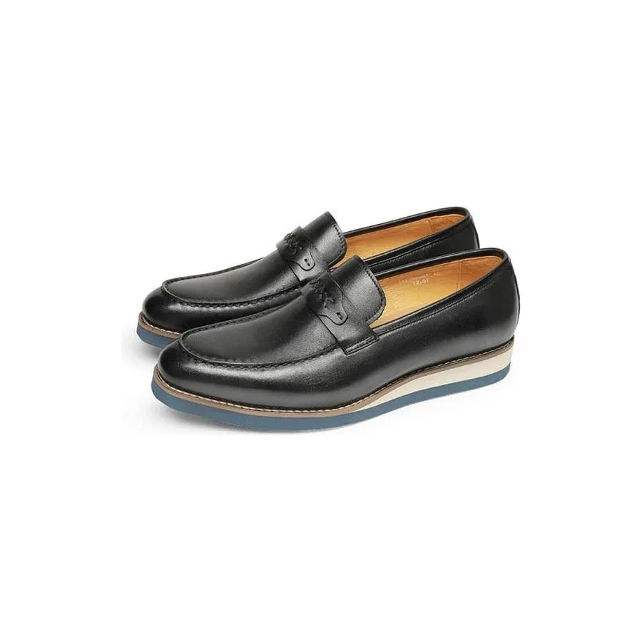 Distinguished Leather Exotic Business Wedding Slip-On Loafers