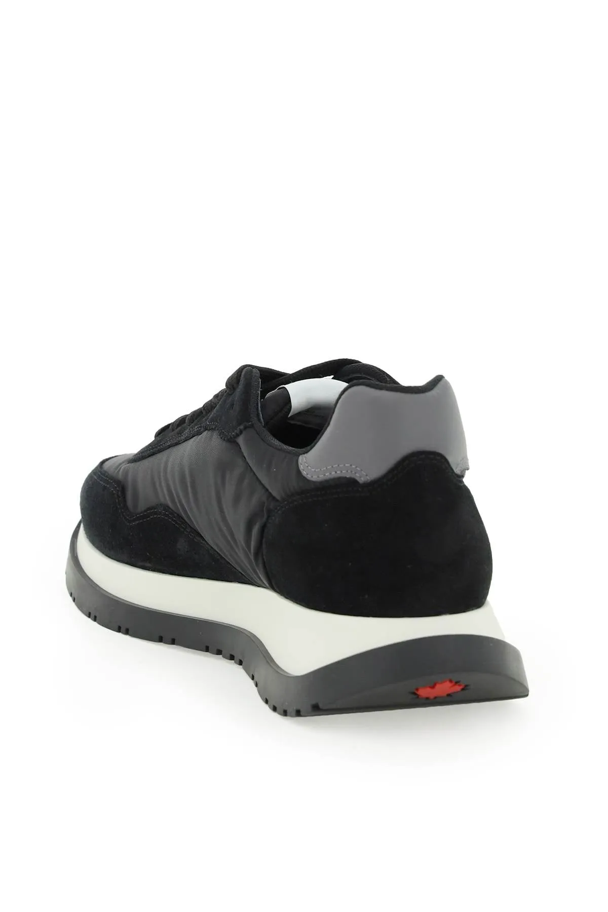 Dsquared2 nylon and suede running sneakers