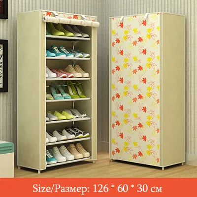 Eight Layers Modern Minimalist Thicken Non-woven Shoe Storage Cabinet Creative DIY Assembly Dustproof  Shoe Organizer Shelf Rack