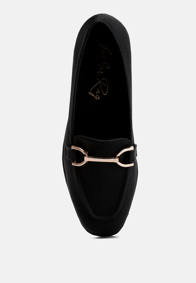 Fable Horsebit Embellished Flat Loafers