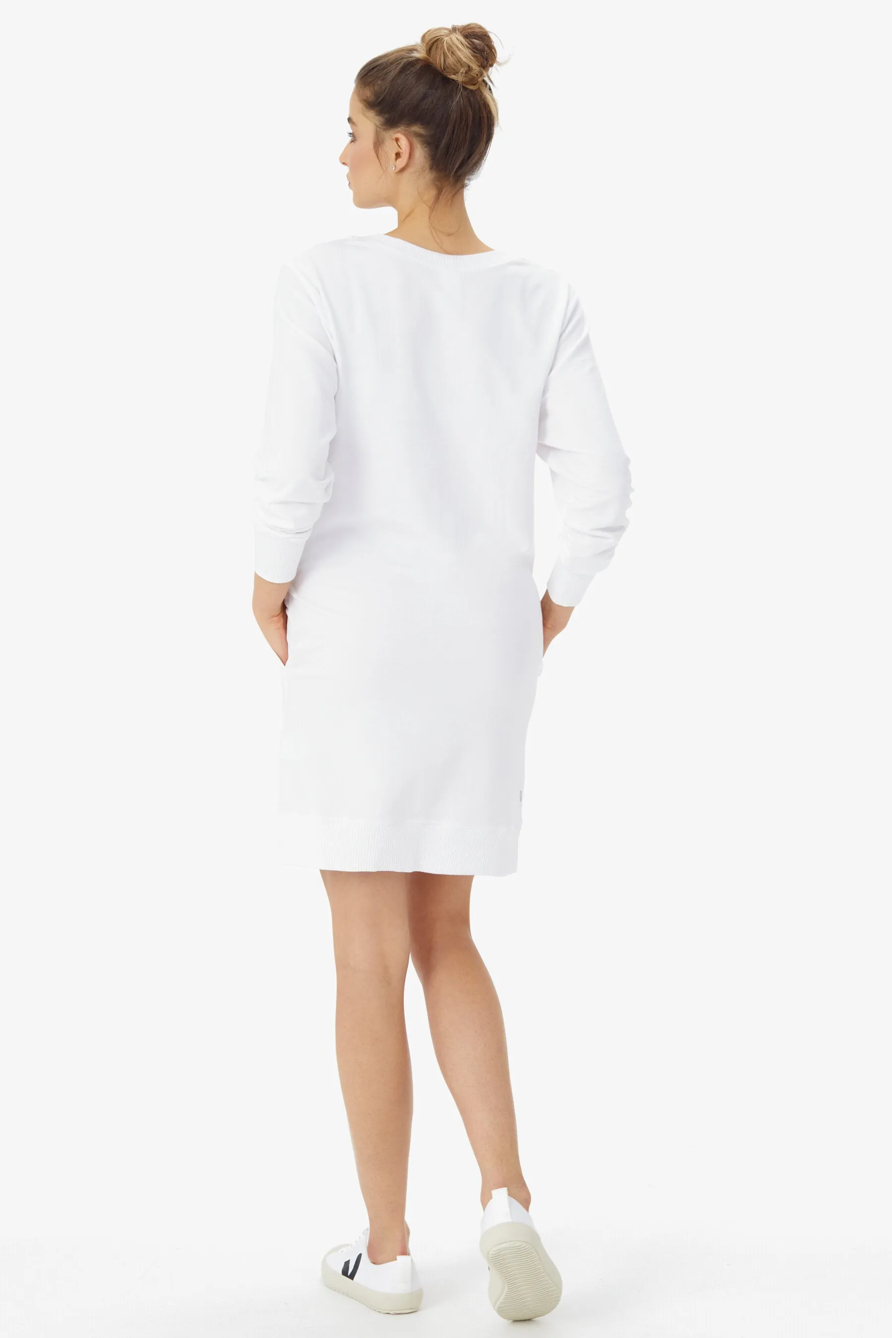 Flat Track Long Sleeve Sweatshirt Dress