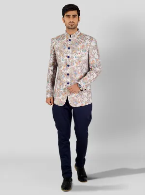 Grey Jodhpuri Suit | JadeBlue