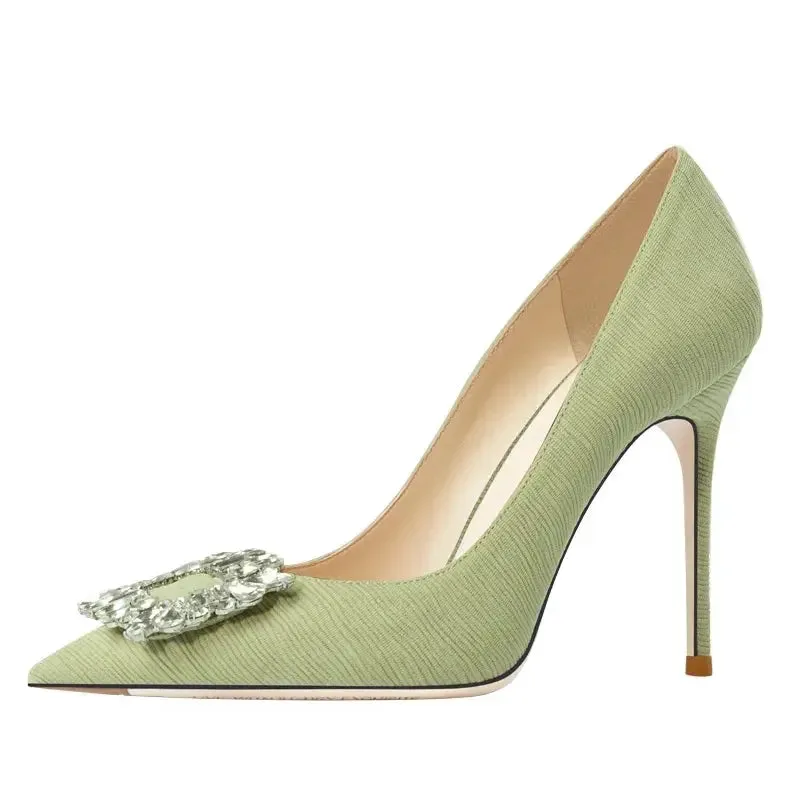 Han Green Pump Heels