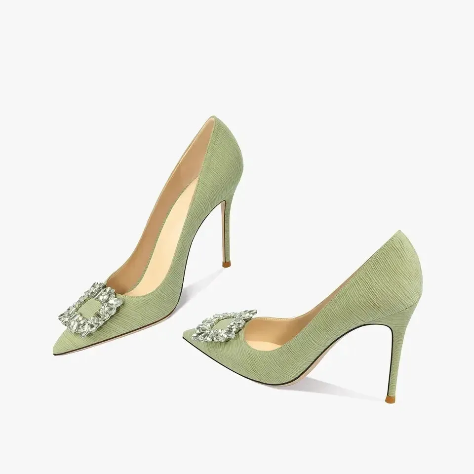 Han Green Pump Heels