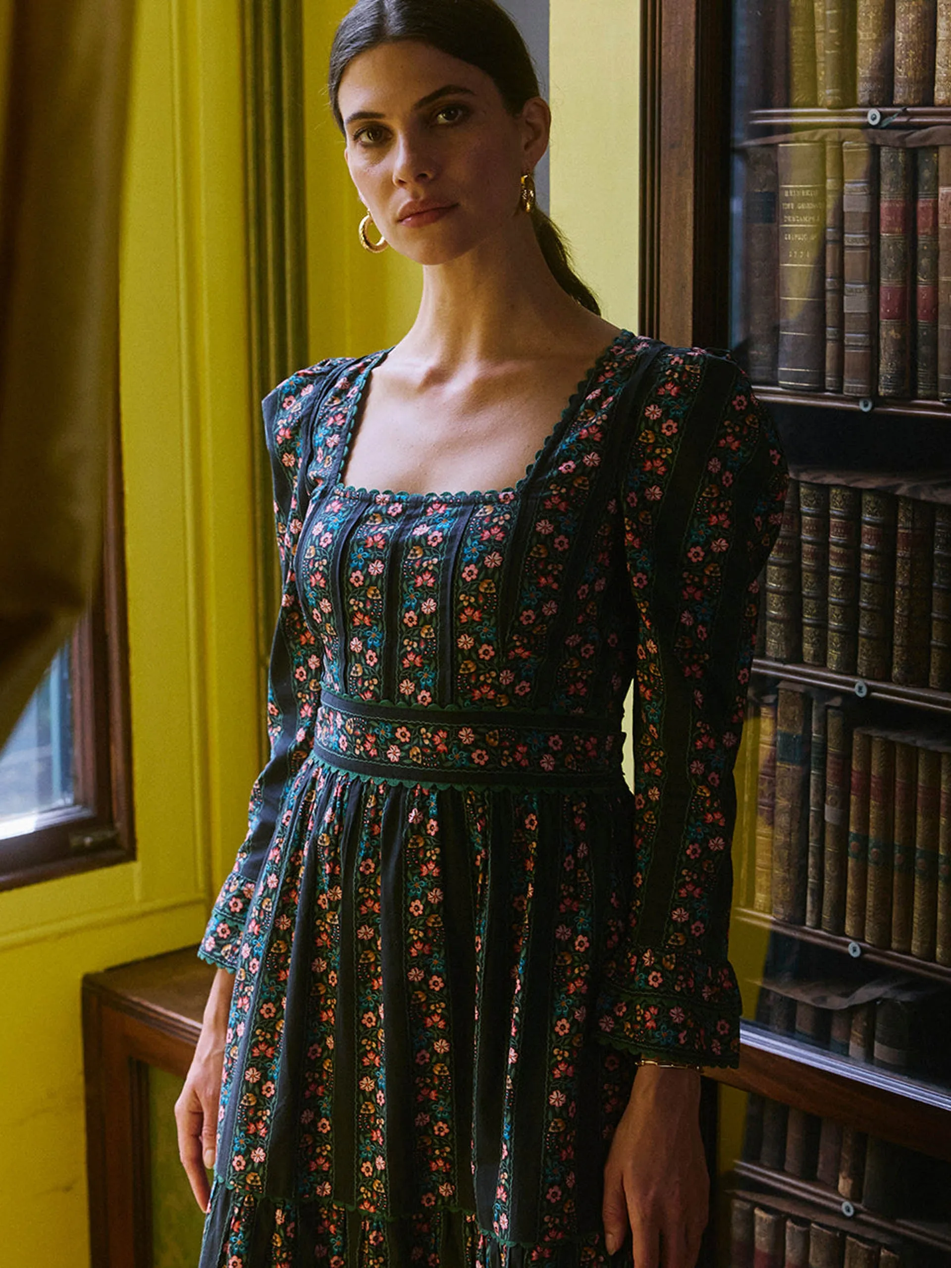 Haworth border Evelyn dress