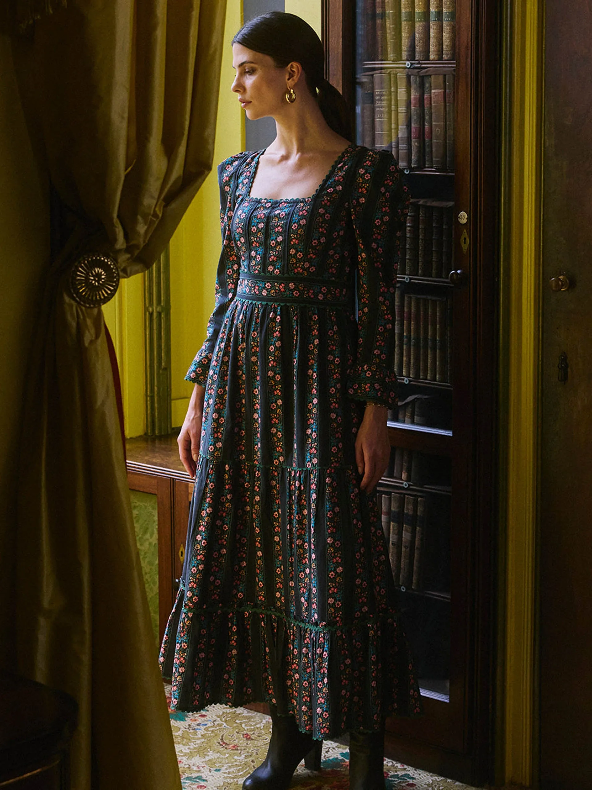 Haworth border Evelyn dress