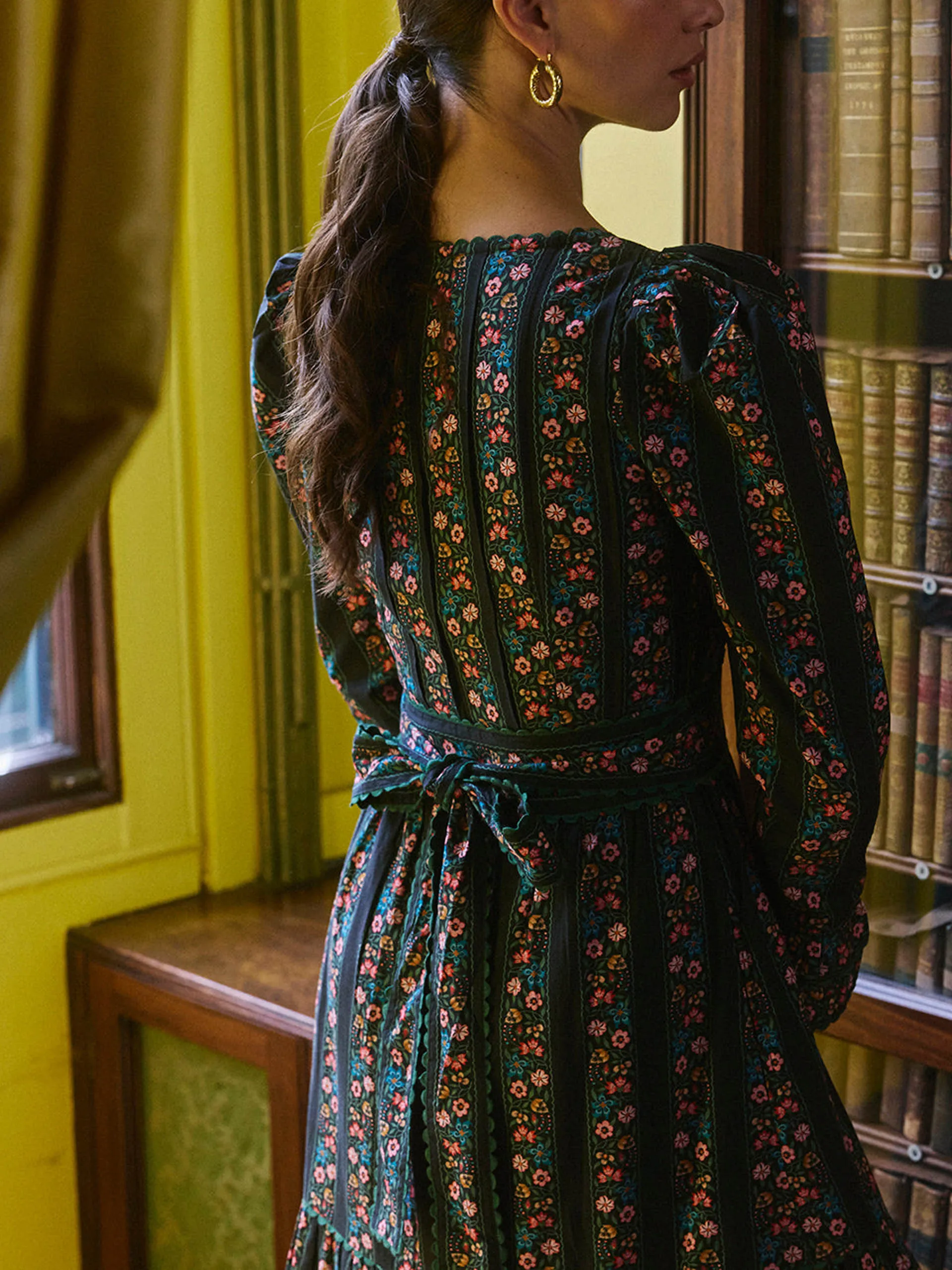 Haworth border Evelyn dress