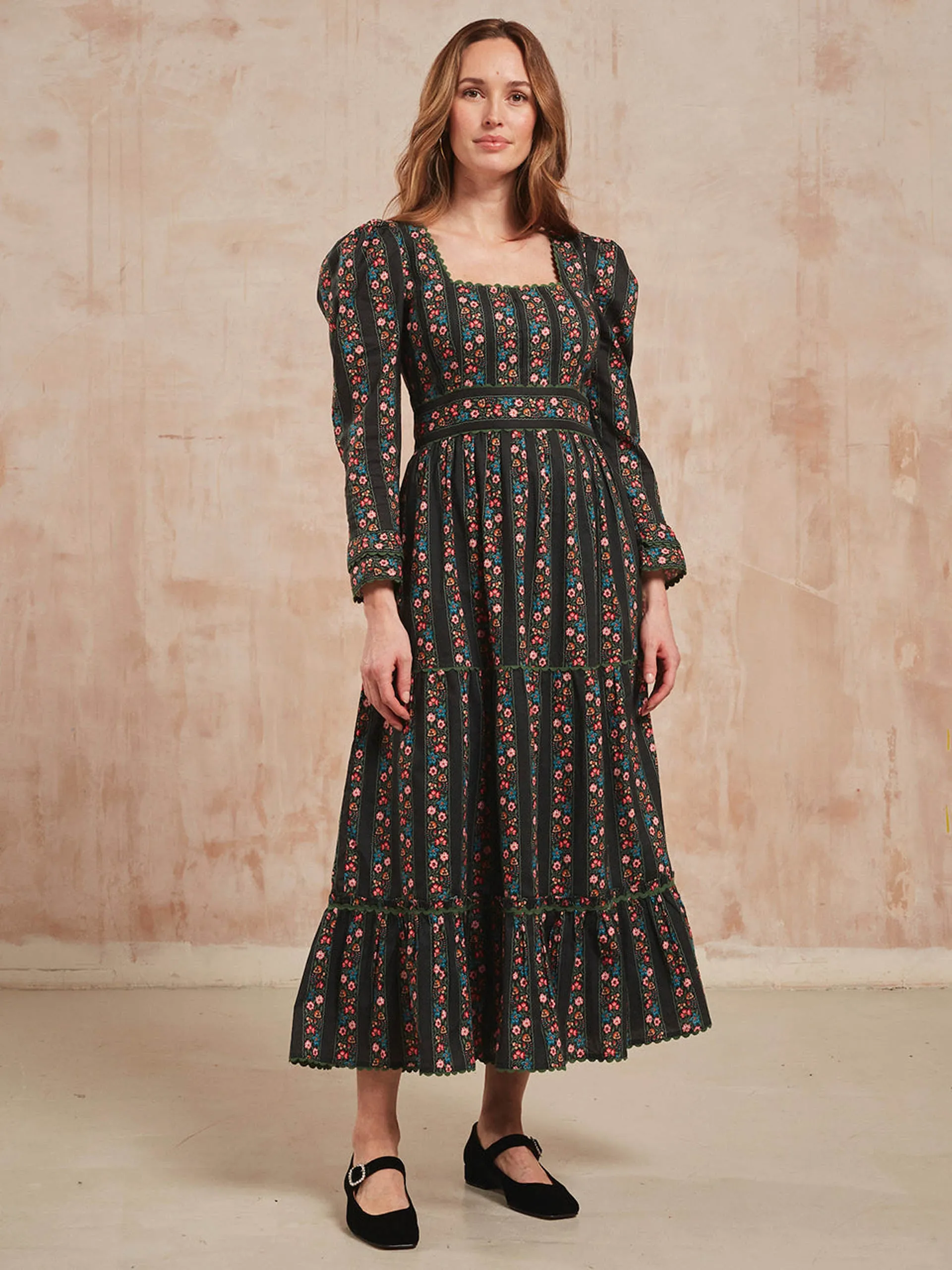 Haworth border Evelyn dress