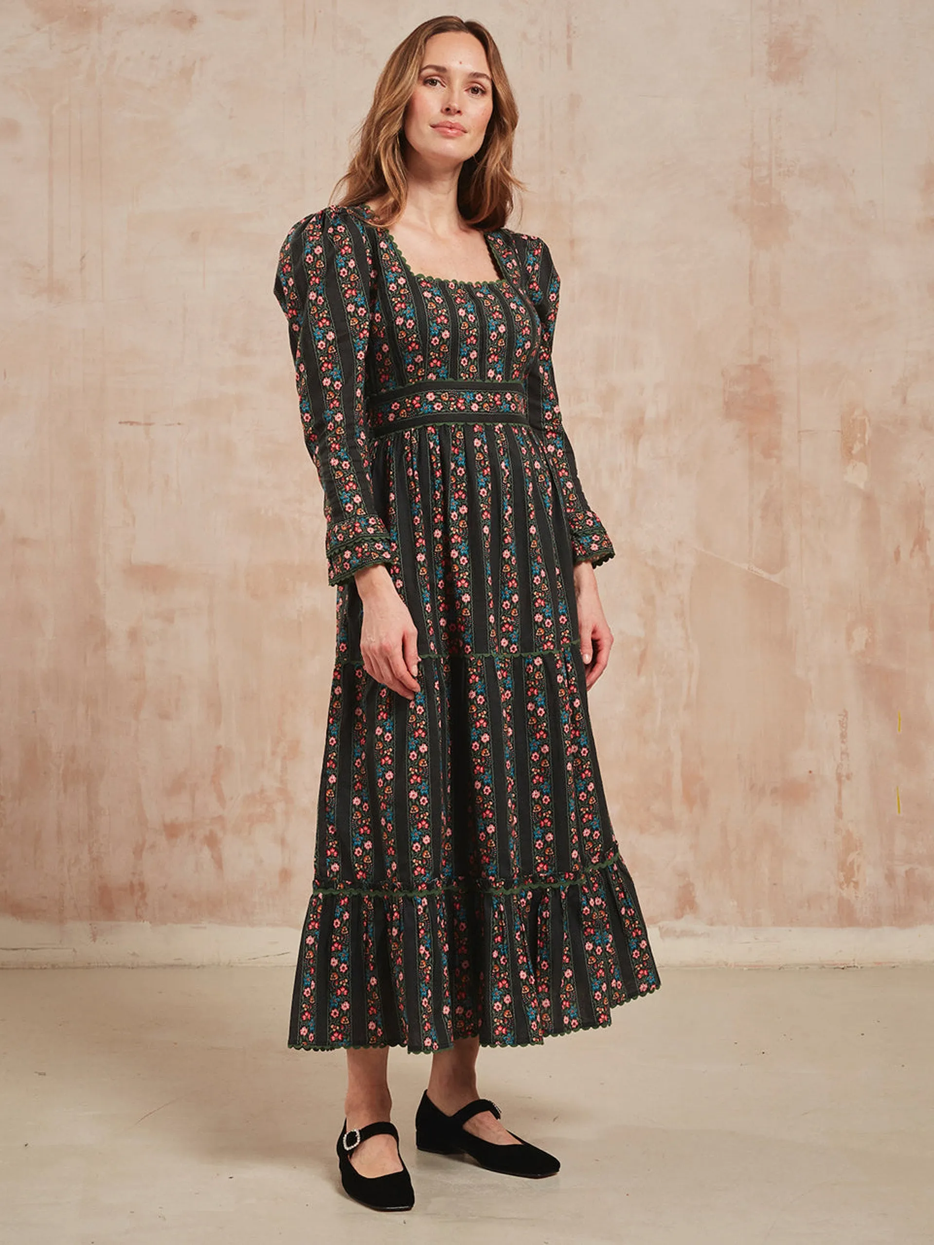 Haworth border Evelyn dress