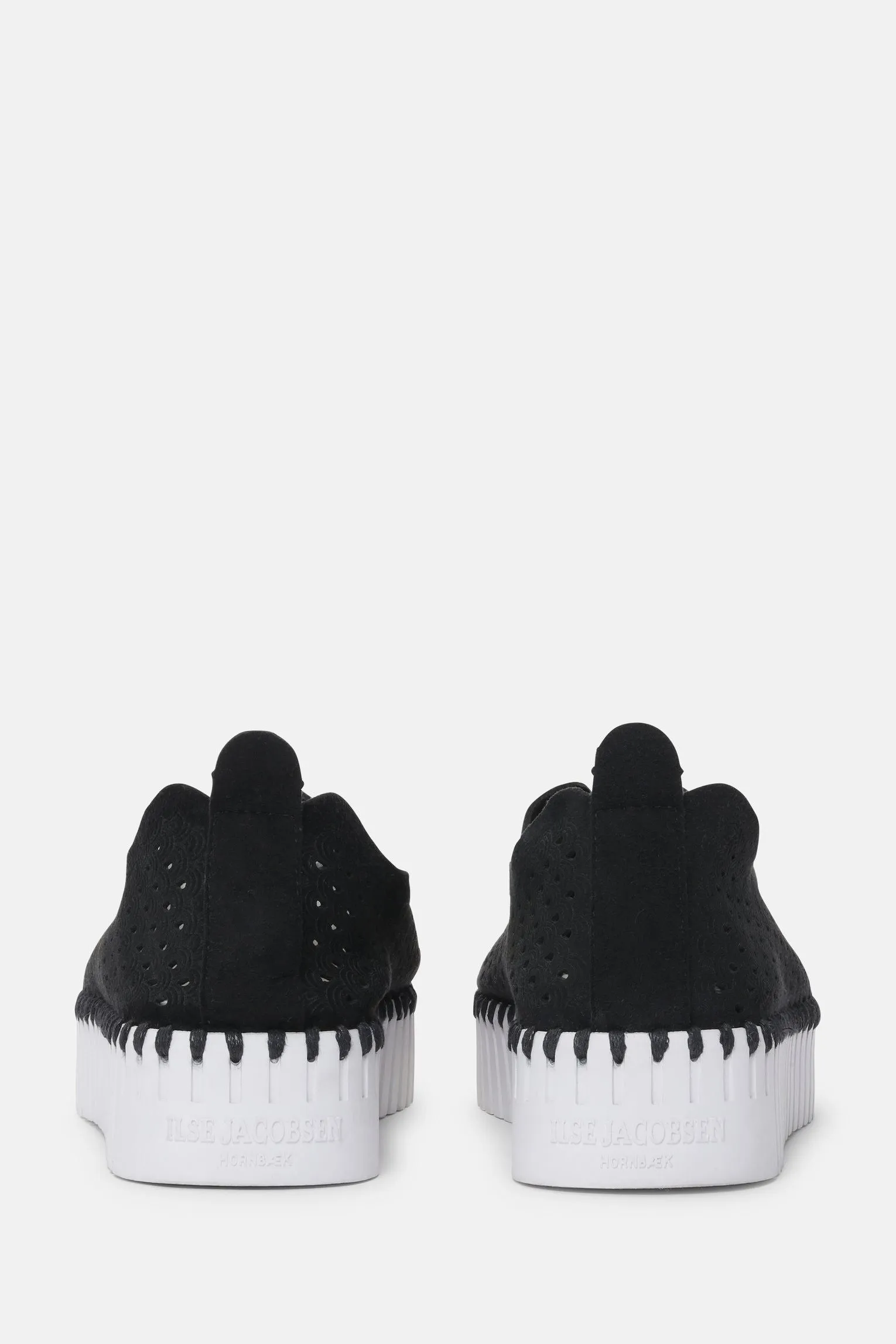 Ilse Jacobsen Hornbæk Tulip3373 Platform Sneakers  | Black 001