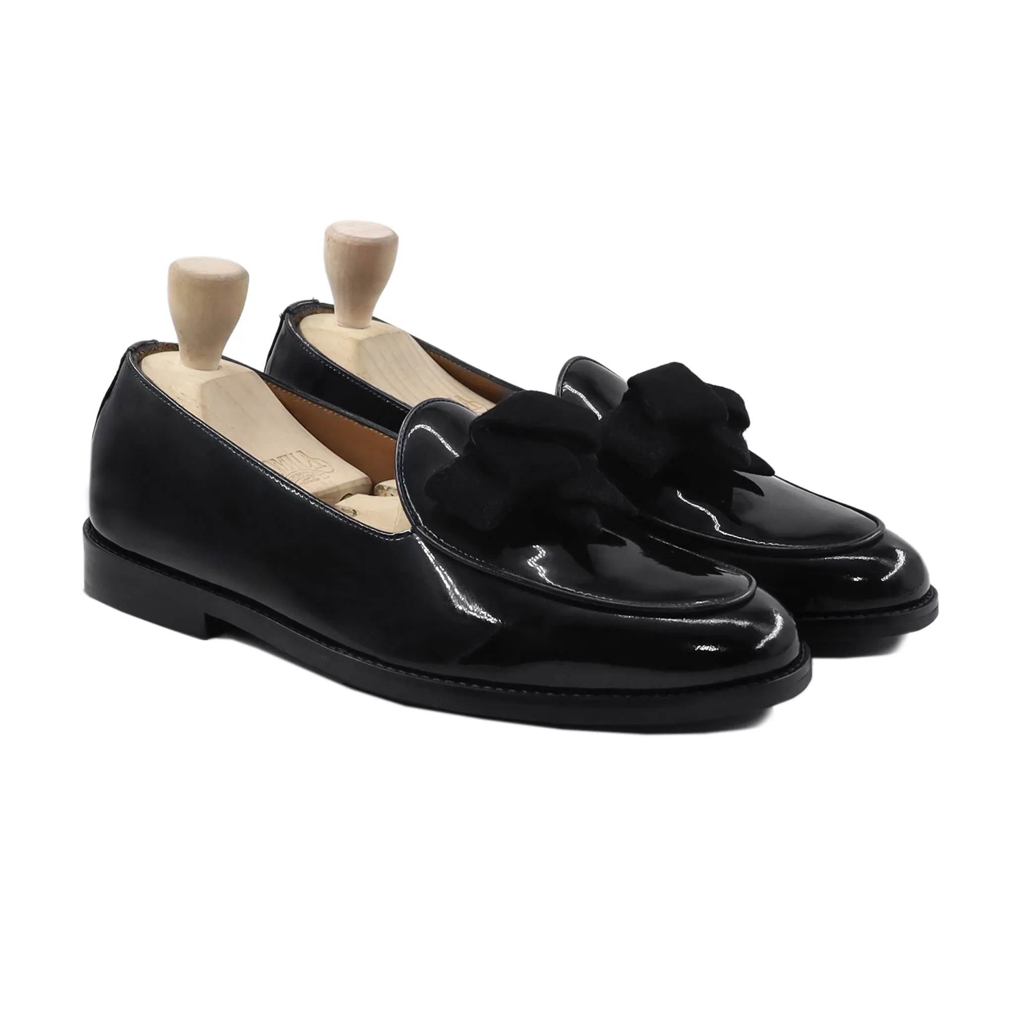 Krang - Men's Black Patent Leather Loafer