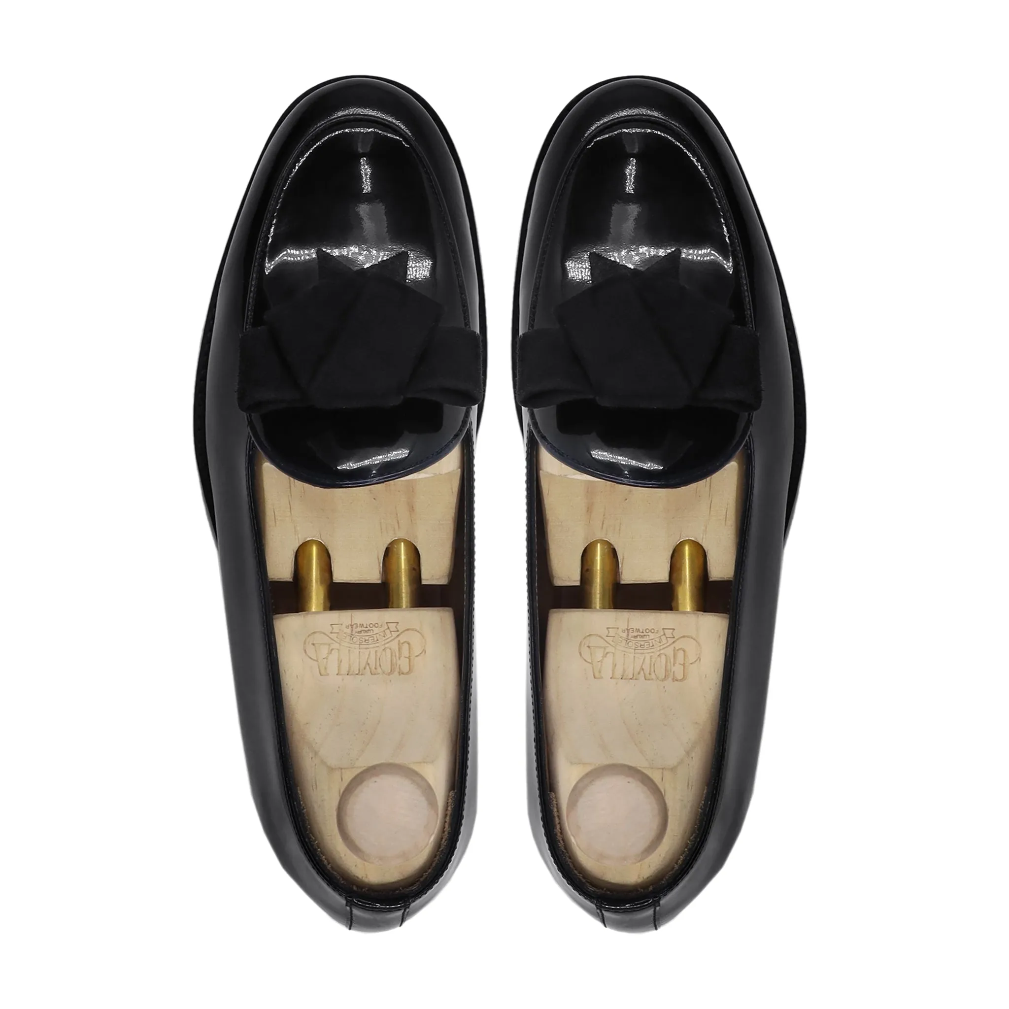 Krang - Men's Black Patent Leather Loafer