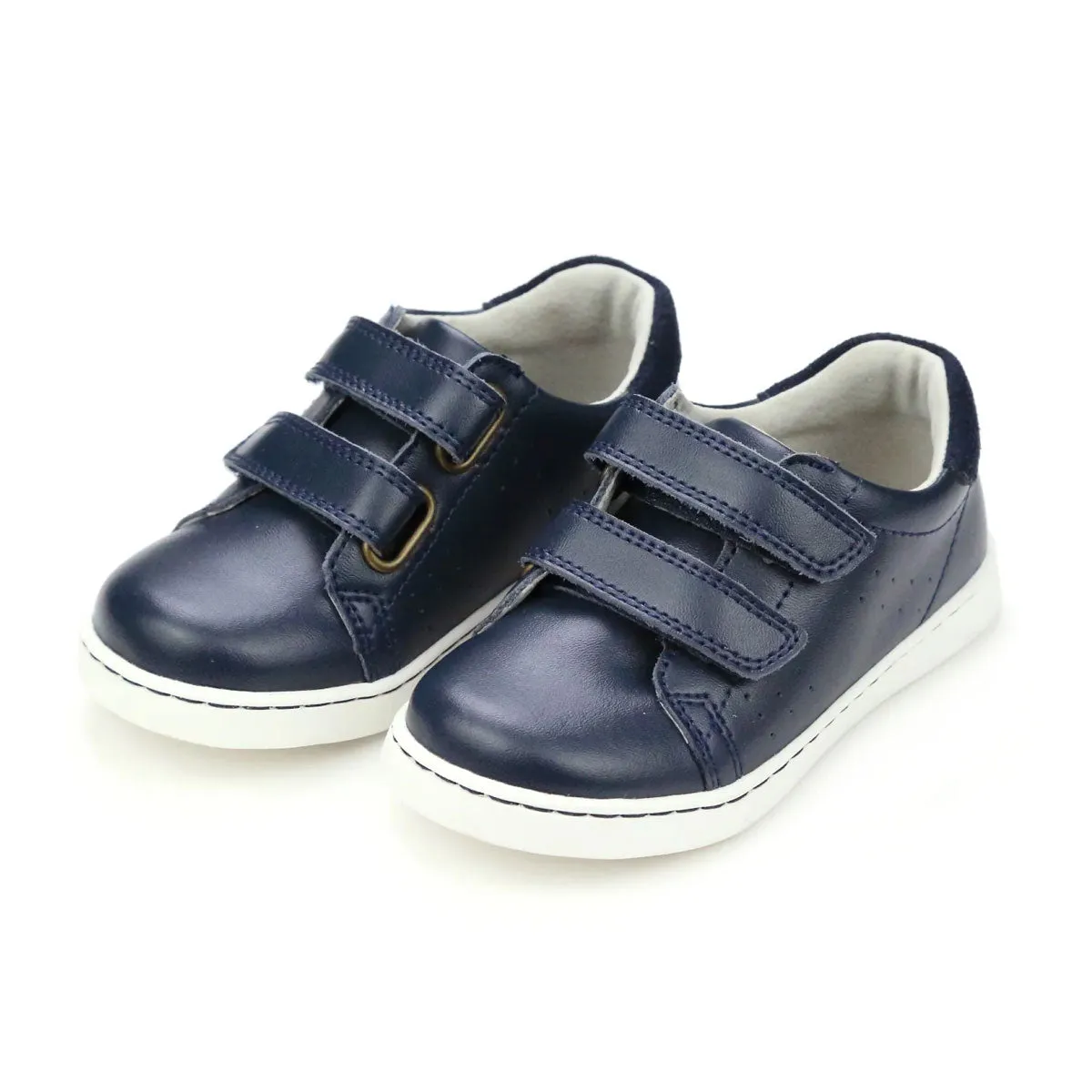 Kyle Double Velcro Sneaker in Navy