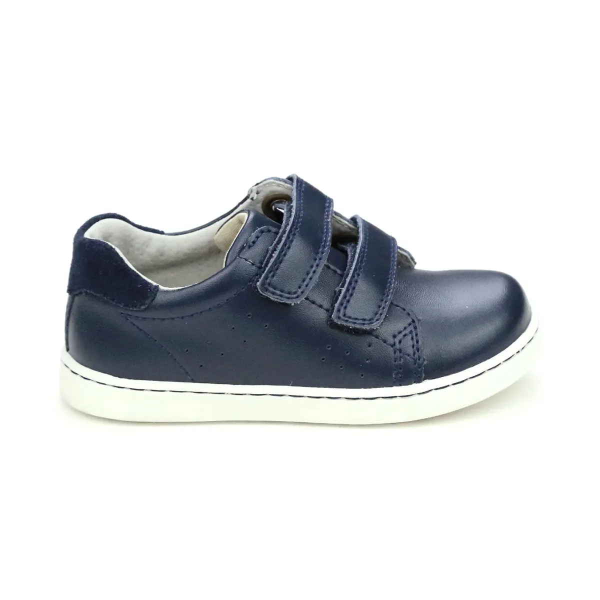 Kyle Double Velcro Sneaker in Navy