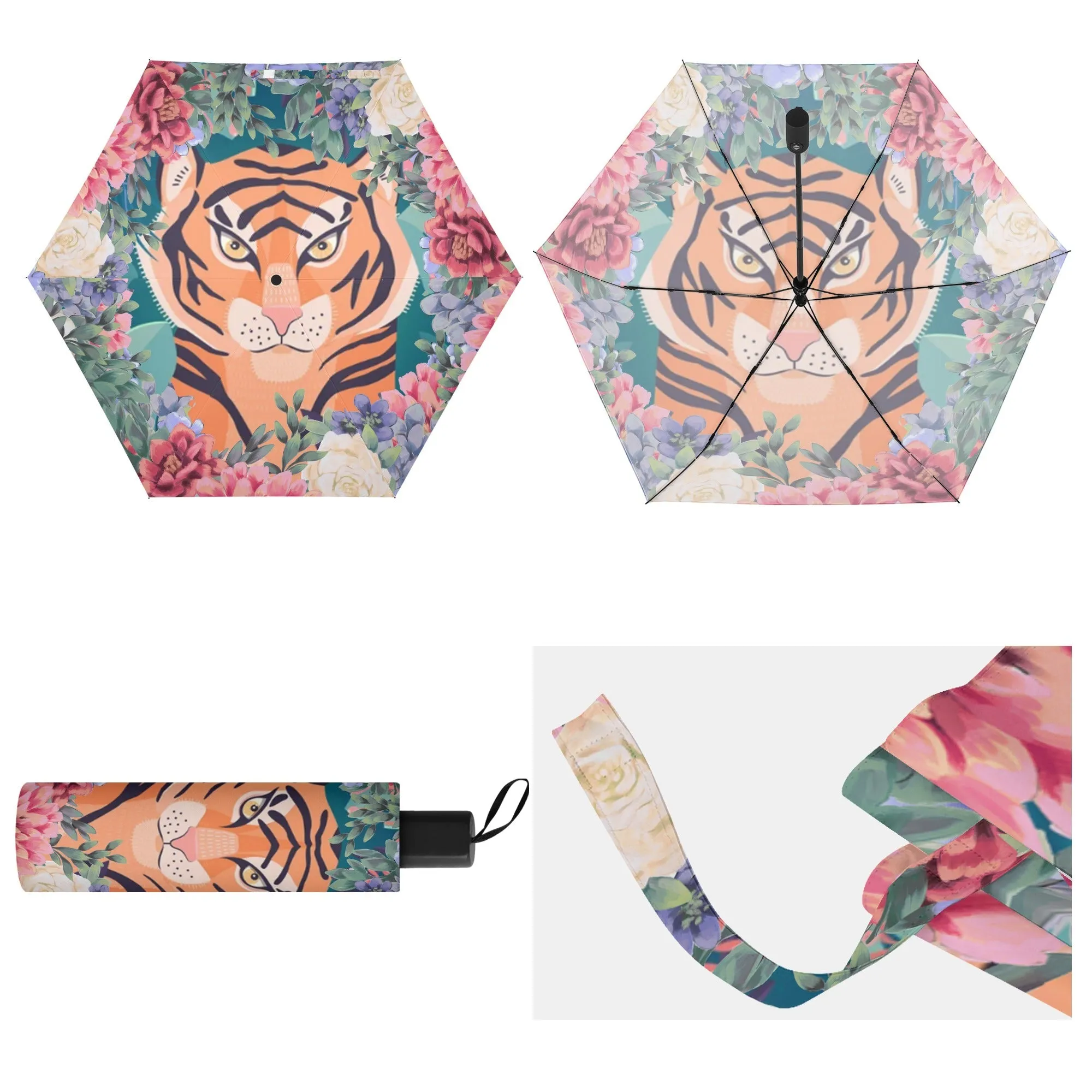 Lightweight Manual Folding Umbrella Printing Outside