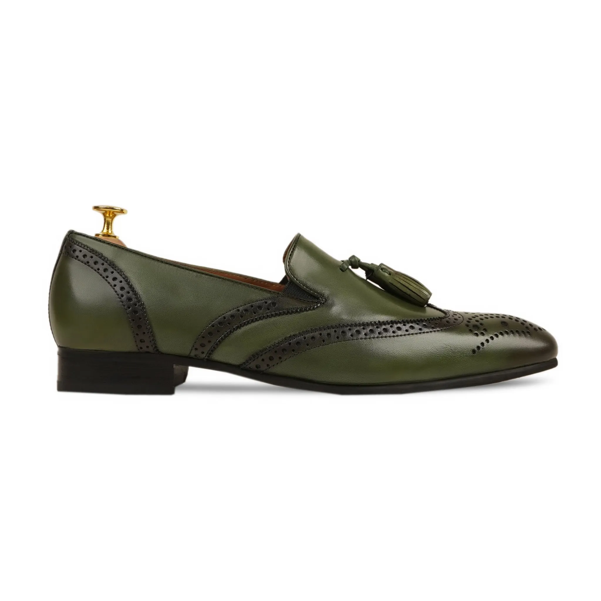 Malmedy - Men's Burnish Green Calf Leather Loafer