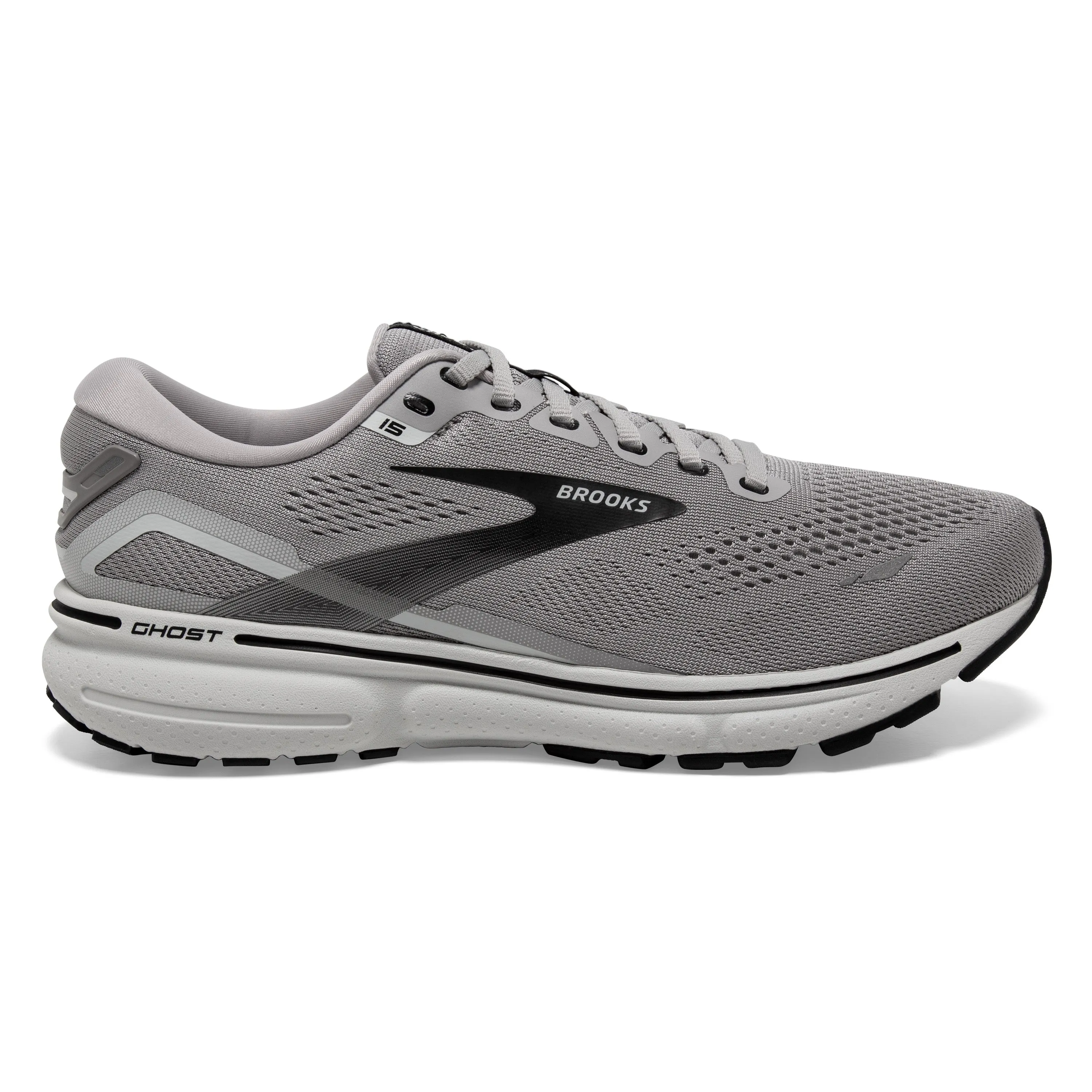 Men's Brooks Ghost 15 1103931D098 Color:  Alloy/Oyster/Black