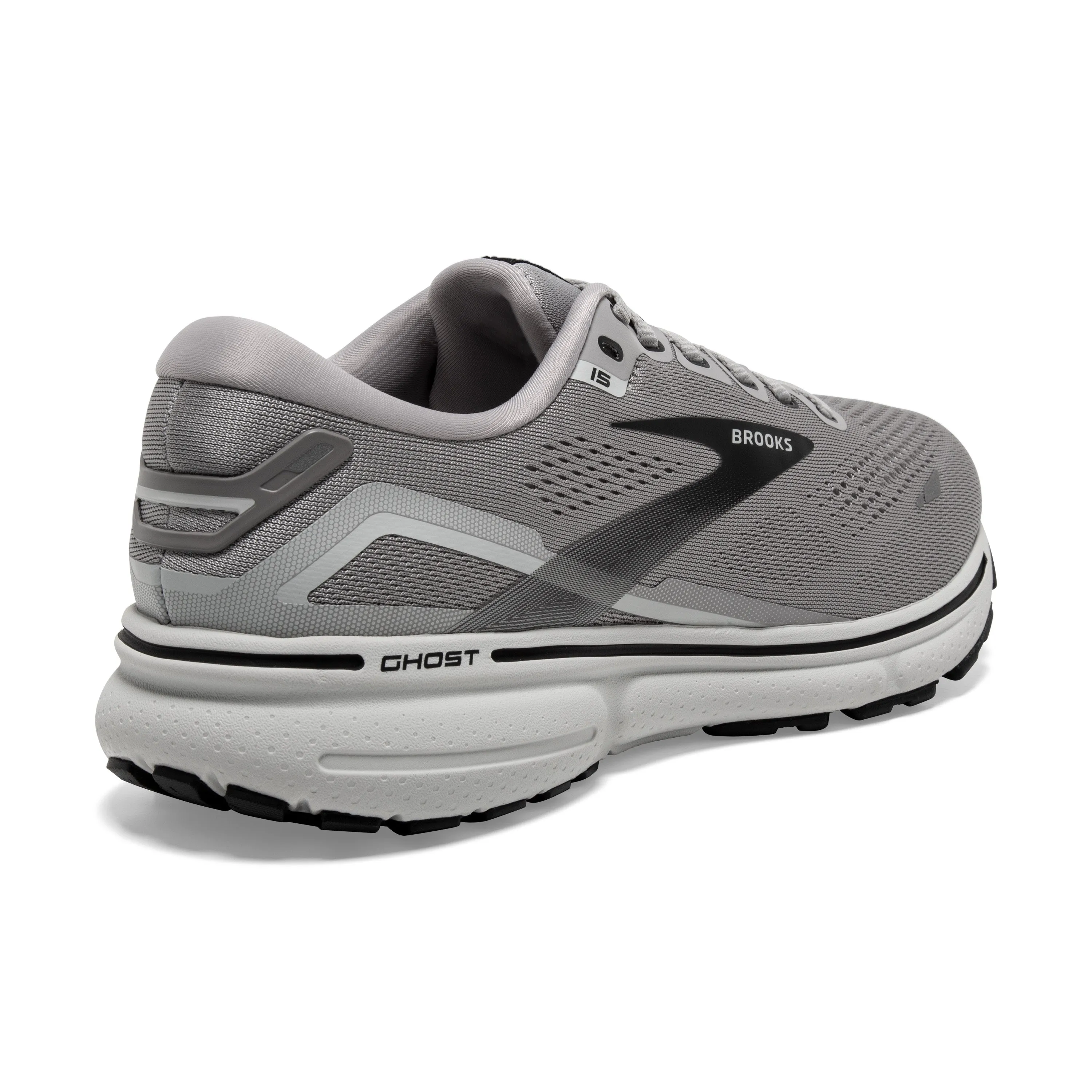 Men's Brooks Ghost 15 1103931D098 Color:  Alloy/Oyster/Black