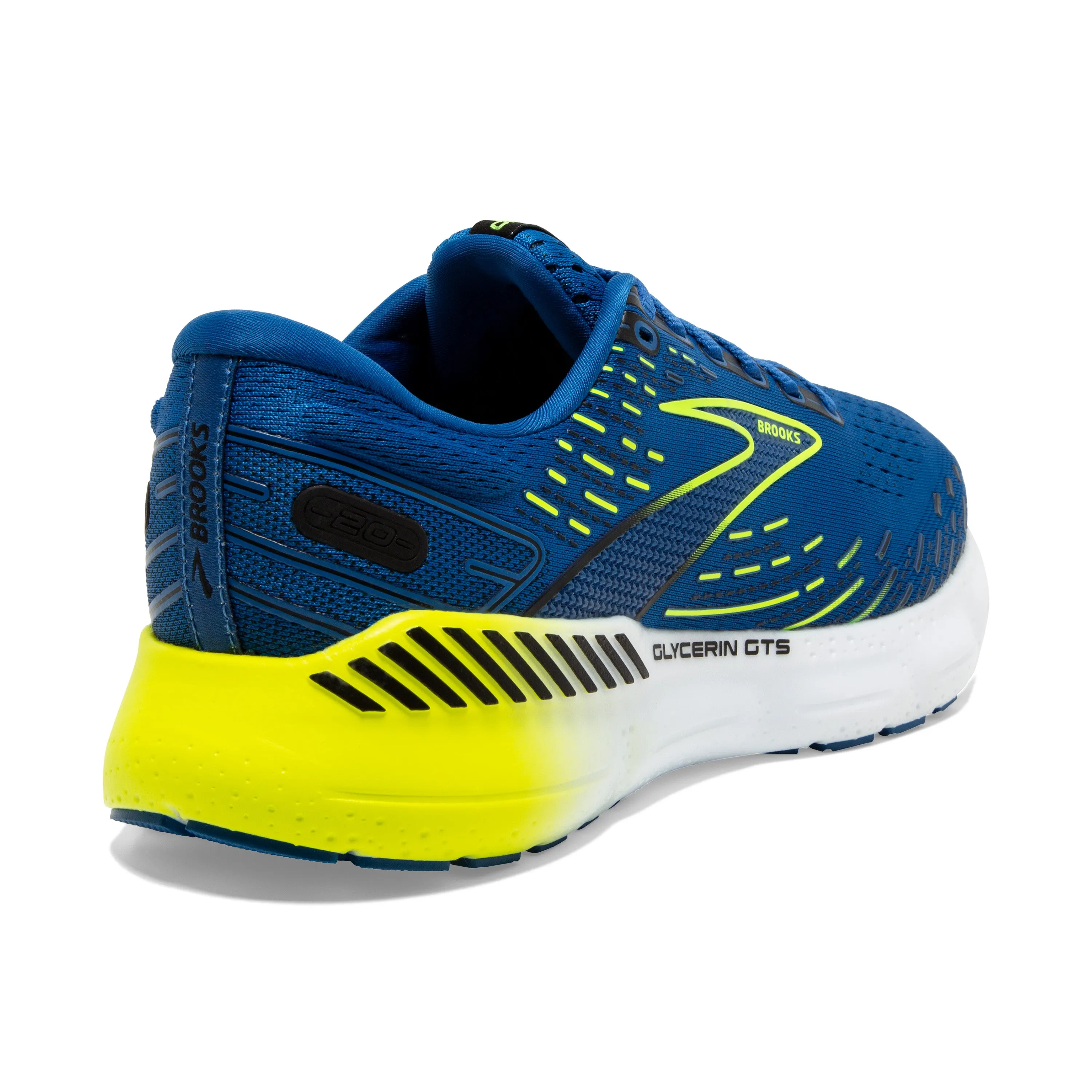 Men's Brooks Glycerin GTS 20 Color: Blue/Nightlife/White