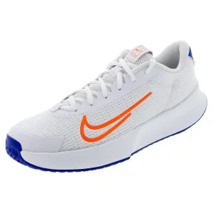 Men`s Vapor Lite 2 Tennis Shoes White and Hyper Crimson