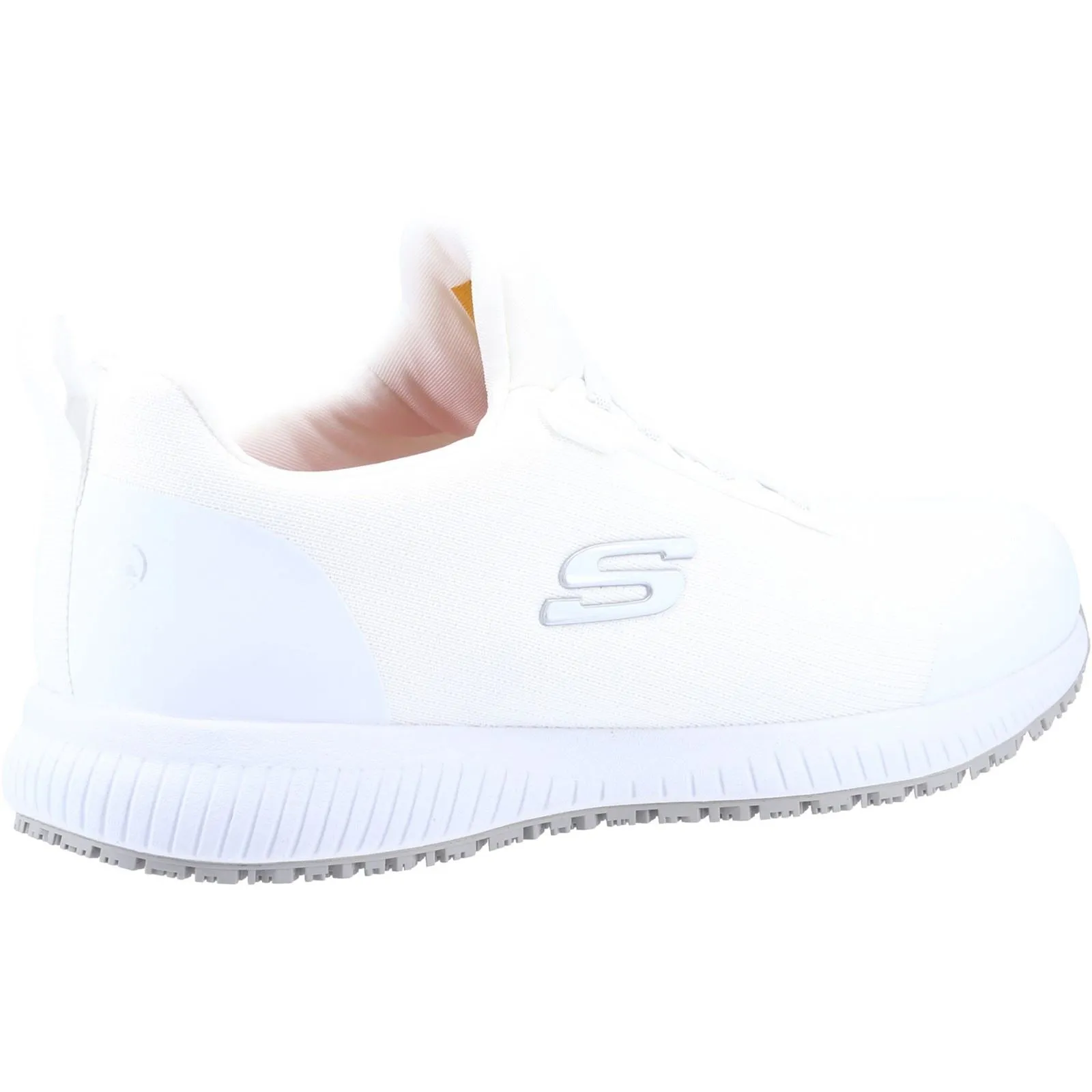 Men's Wide Fit Skechers 200051EC Squad Sr Myton Sneakers - White