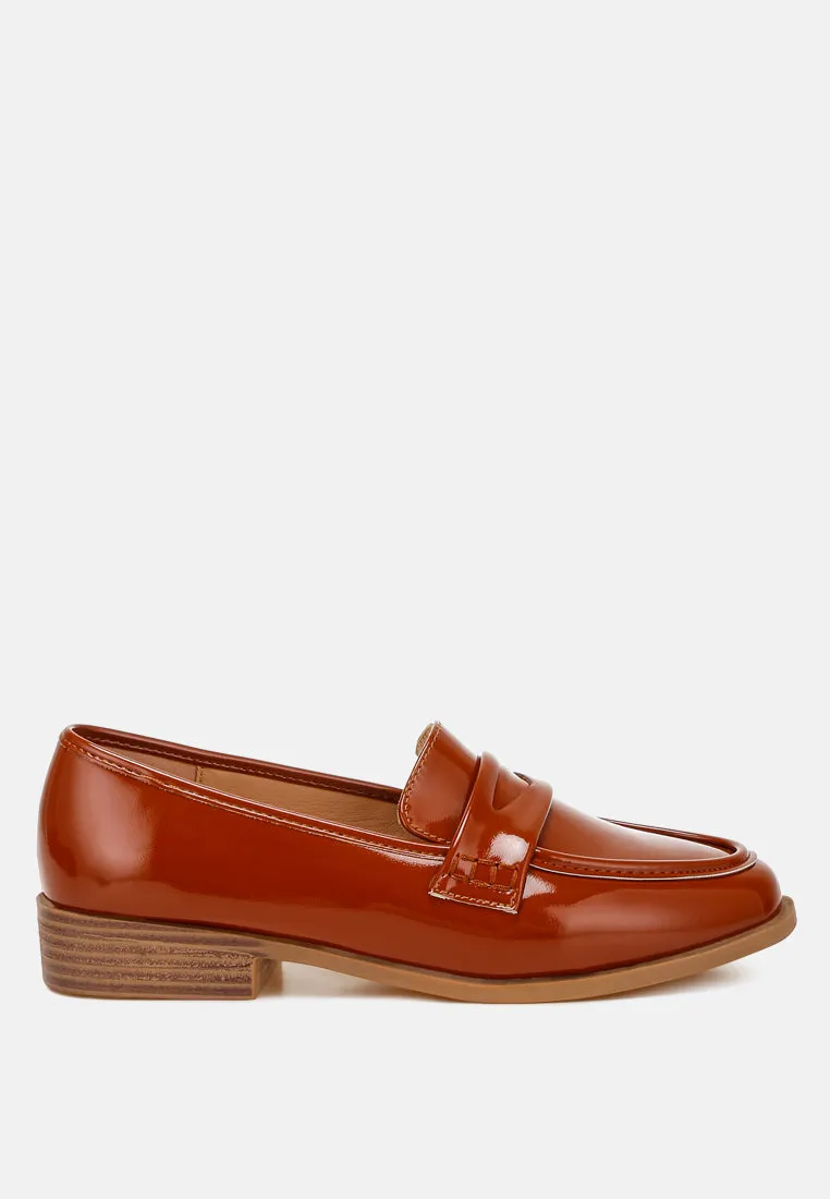 Mogul Penny Strap Detail Loafers