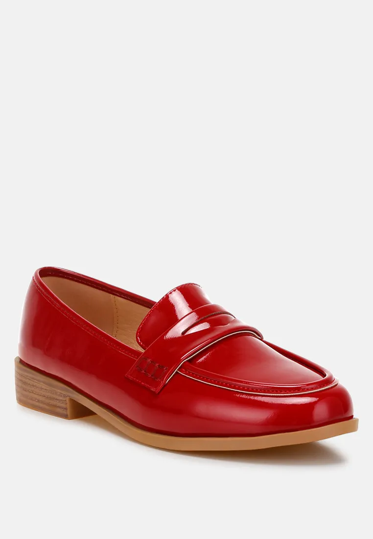 Mogul Penny Strap Detail Loafers