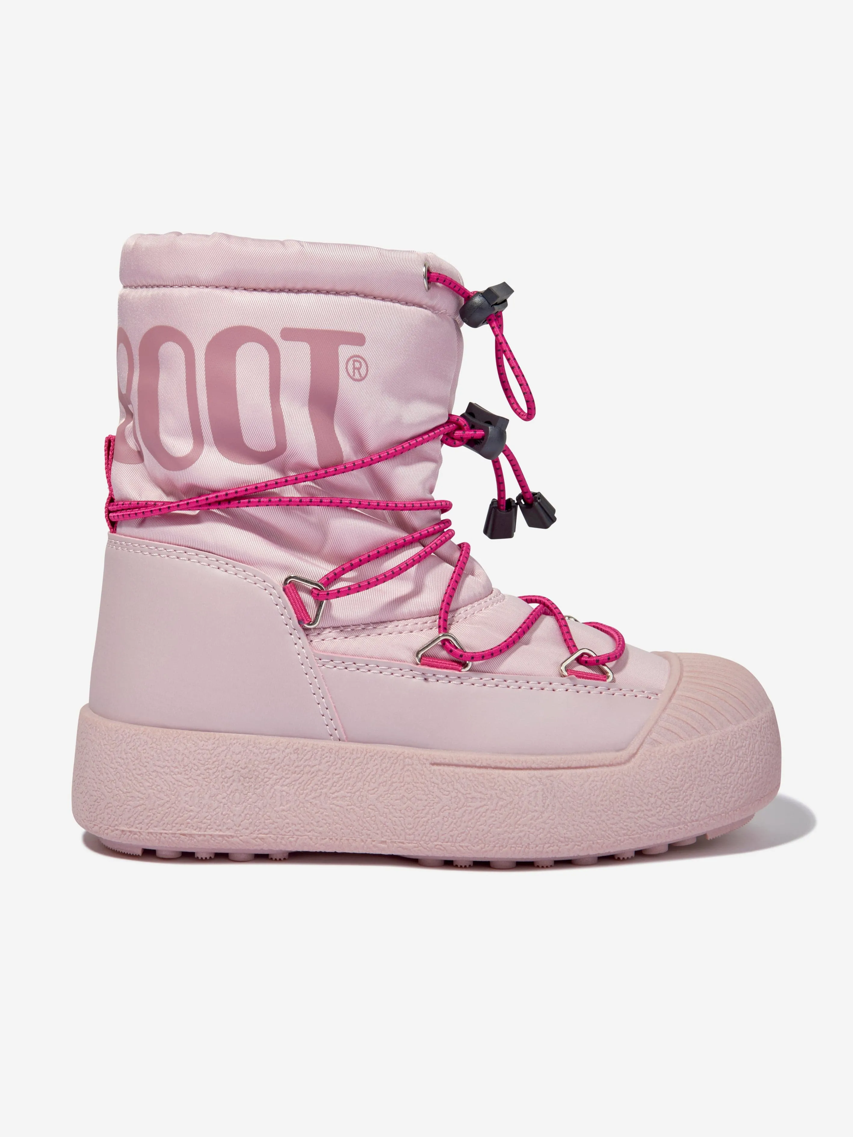 Moon Boot Girls JTrack Polar Snow Boots in Pink