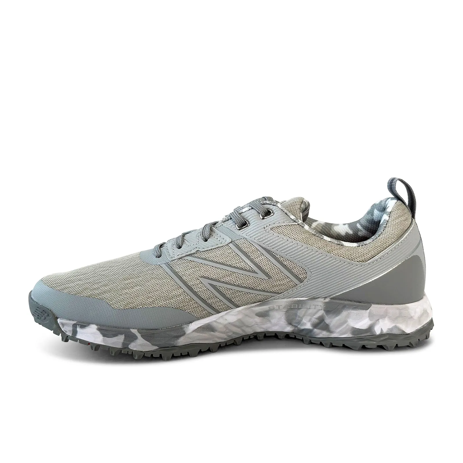 New Balance Ltd Edition Camo Mens Fresh Foam Contend Golf Shoe - LIGHT GREY