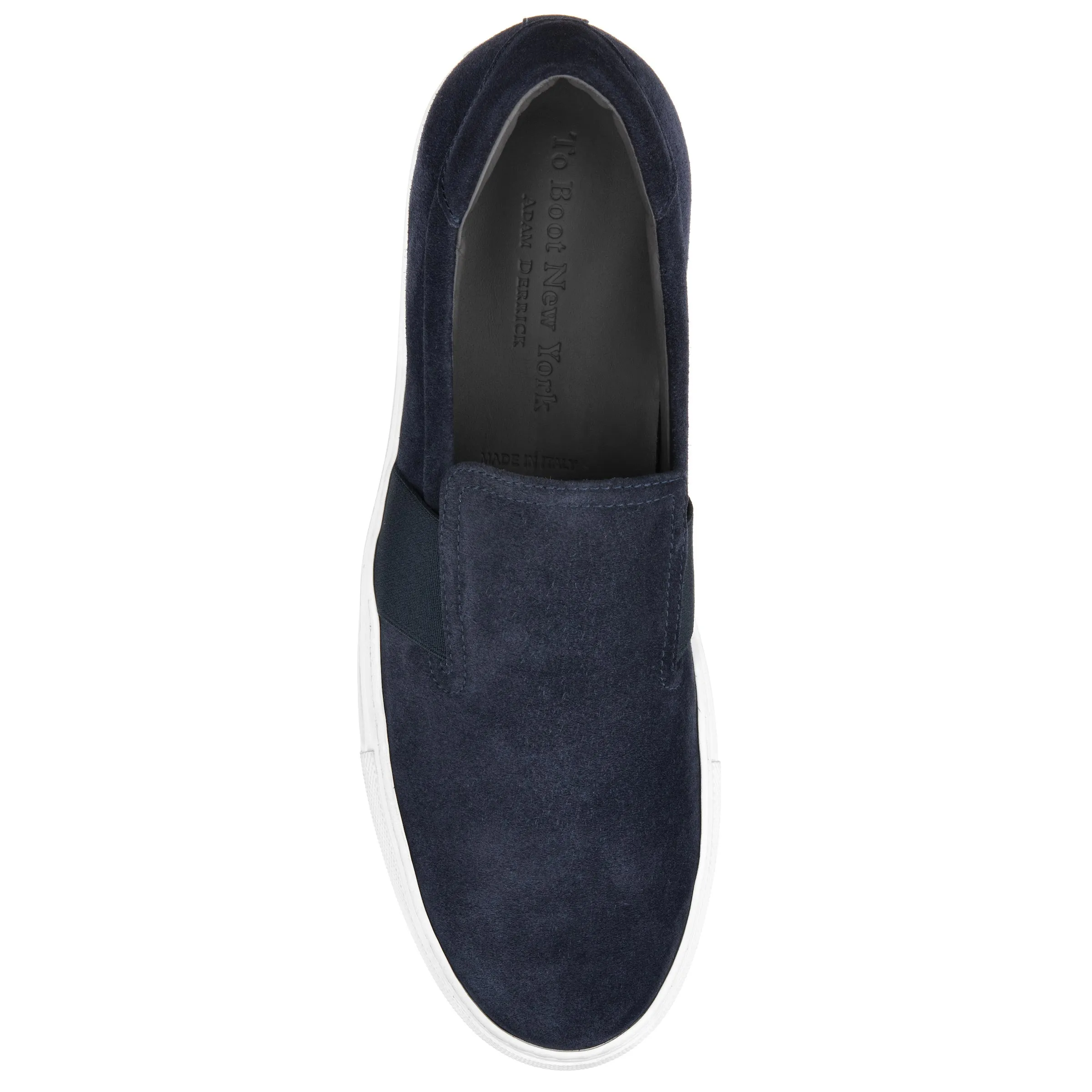 Newcastle Blue Suede Slip-On Sneaker