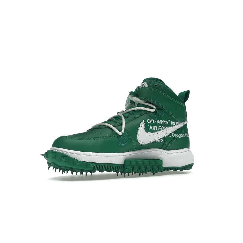 Off-White × Nike Air Force 1 Mid "Pine Green"