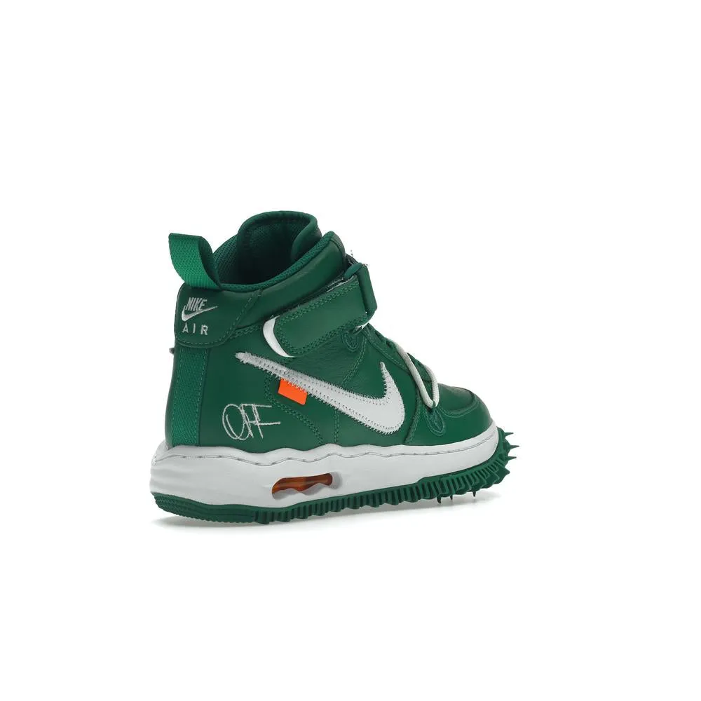 Off-White × Nike Air Force 1 Mid "Pine Green"