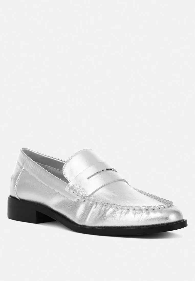 Plavia Genuine Leather Loafers