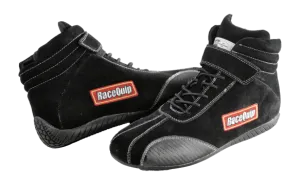 RaceQuip Euro Carbon-L Series Race Shoes - Black - 14 US Mens - 30500140