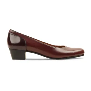 Rialto - Ladies Oxblood Patina Calf Leather Loafer