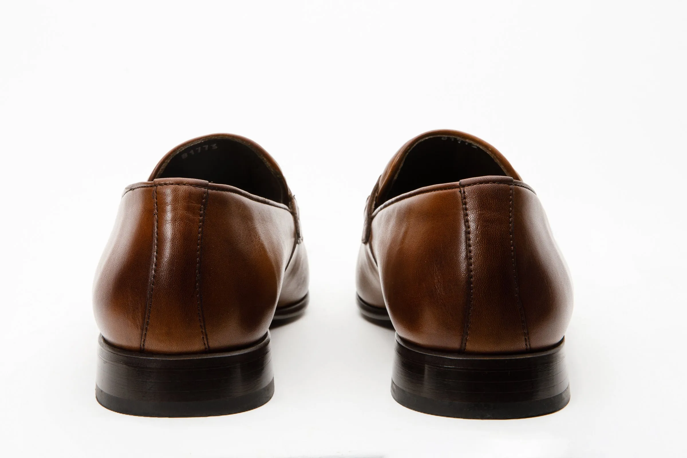 The Bogota Tan Leather Bit Loafer Men Shoe