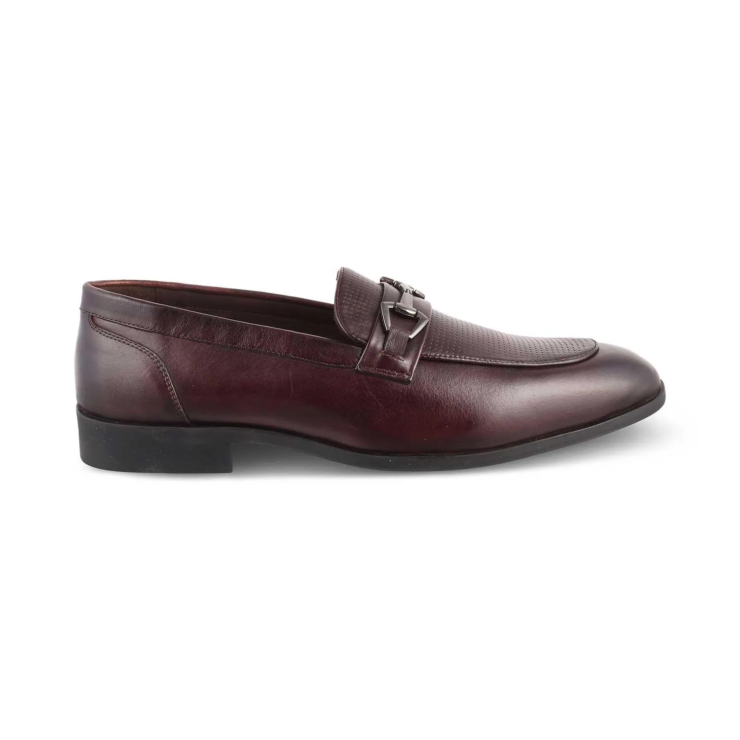 The Montli Brown Men's Leather Loafers Tresmode